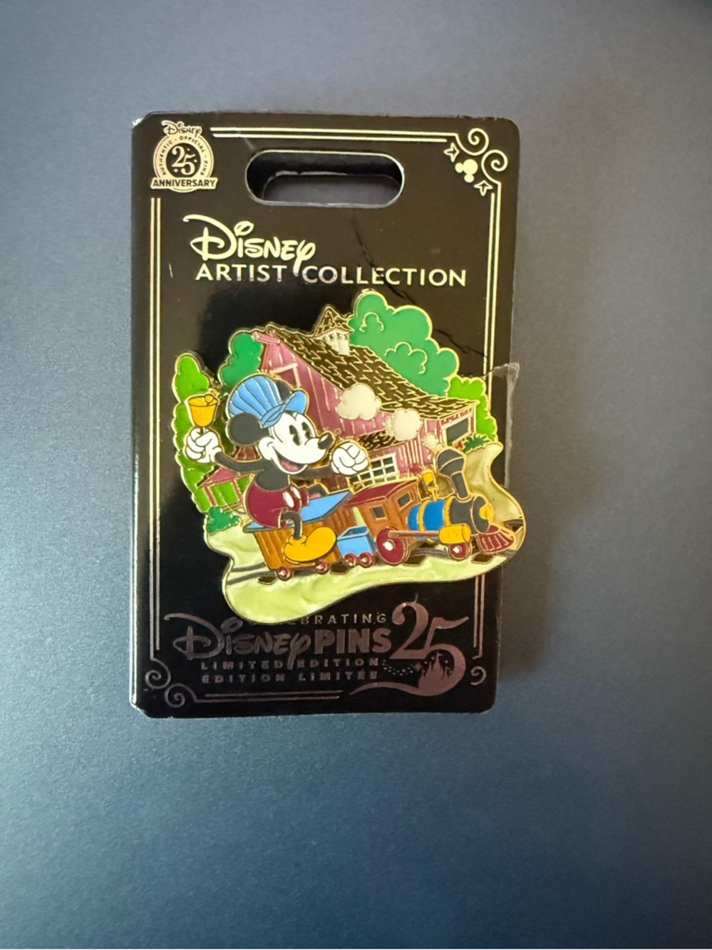Disney Artist Collection Mickey Mouse Train Enamel Pin - Multi - Picture 2 of 2